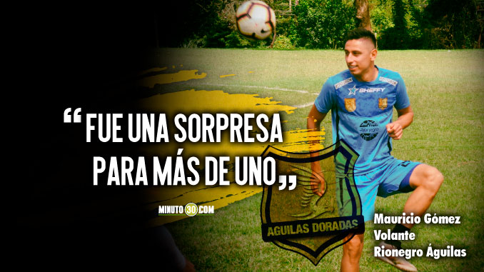 Mauricio Gómez, muy contento, por su aporte en triunfo de Rionegro ante Independiente