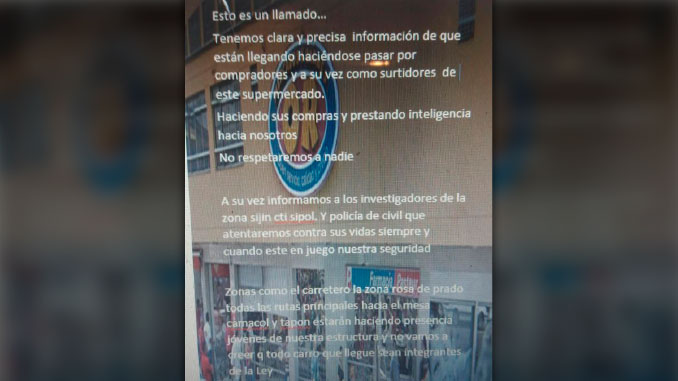 Mediante un nuevo panfleto habrían amenazado a la Policía en el municipio de Bello