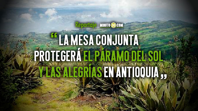 Ministerio de Ambiente y autoridades firmaron convenio para cuidar los páramos de Antioquia