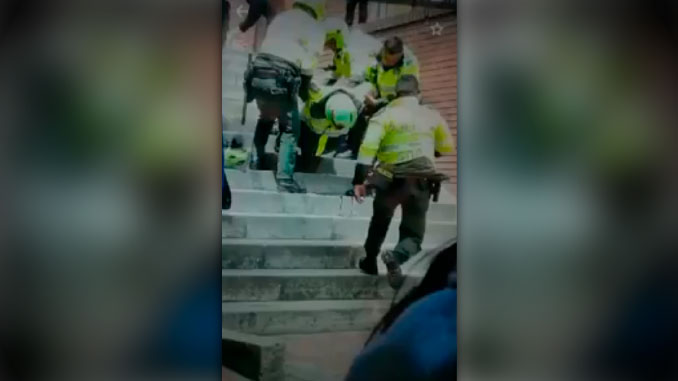 La Alcaldía de Bogotá rechazó el asesinato de un patrullero al que un sujeto le disparó en una persecución