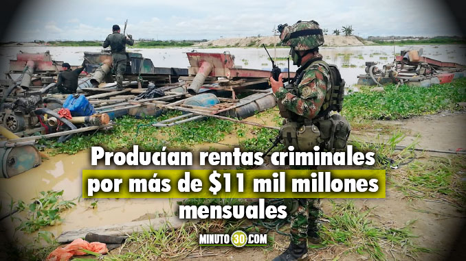 FOTOS Y VIDEO: Neutralizan 44 dragas con las que explotaban yacimientos mineros en el Bajo Cauca antioqueño