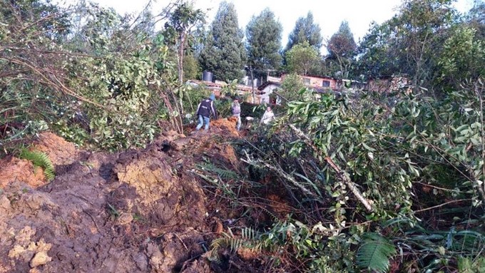 Propietario de predio privado asumirá los costos del deslizamiento en la vereda Las Palmas, en Envigado