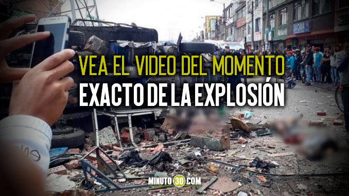 EN VIDEO: ¡Fuerte explosión en Bogotá! Al menos 4 personas muertas y 10 heridas