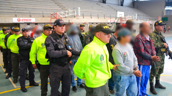 Duro golpe a “El Laberinto”, banda que delinque en el Oriente antioqueño. Foto cortesía.