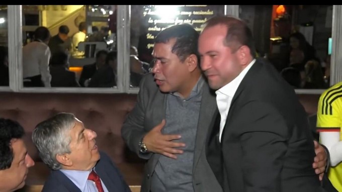 EN FOTOS: Pillaron al presidente de la Cámara celebrando tras hundimiento de la ley anticorrupción