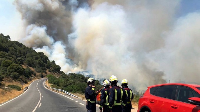 Un incendio, de grandes magnitudes y que aún no ha sido controlado, ha consumido 4.000 hectáreas de bosques en España