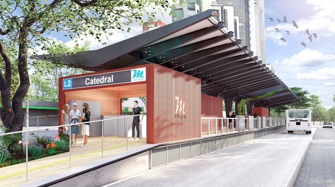 Así se verán las nuevas estaciones del Metroplús que se construirán en la Avenida Oriental