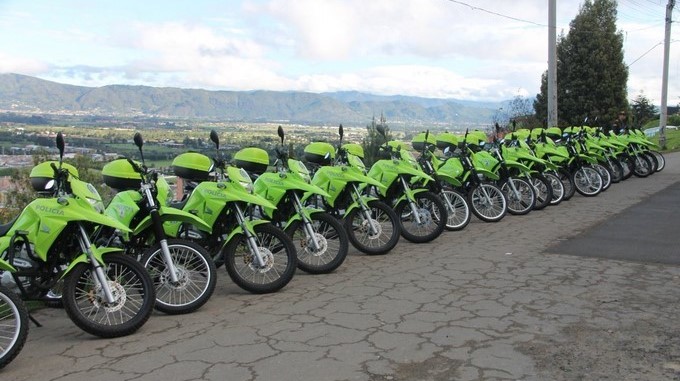 FOTOS: La Policía de Bogotá estrenará 53 motocicletas que reforzarán la seguridad de Usaquén