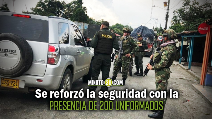 FOTOS: Ejército, Policía y Fiscalía hicieron una intervención masiva de seguridad en Cáceres, Bajo Cauca antioqueño