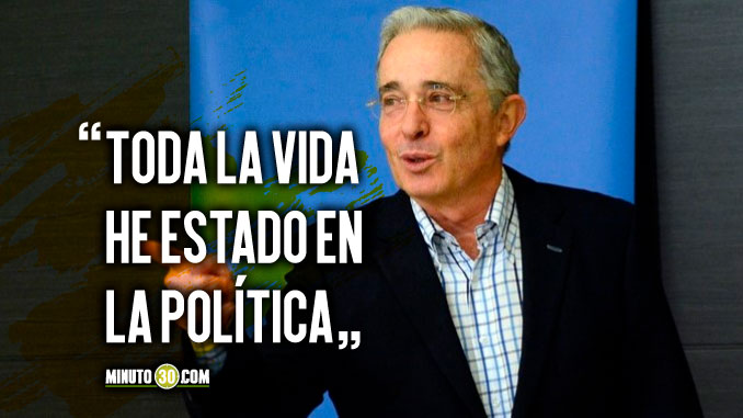 ¿Piensa retirarse Álvaro Uribe de la política? Esto fue lo que respondió el expresidente