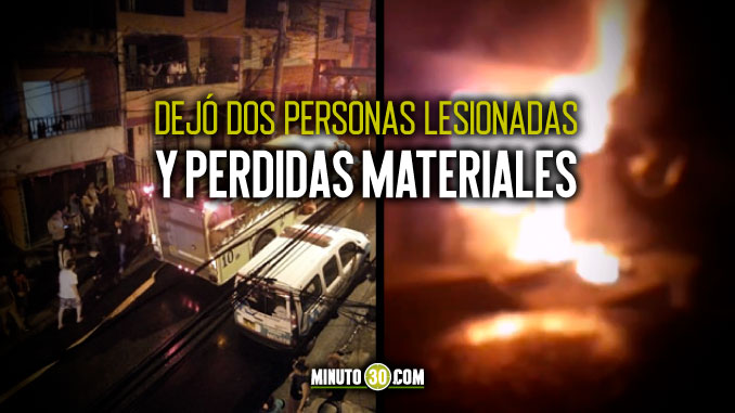 EN VIDEO: Ardió en llamas un edificio en Robledo- El diamante, al menos,  tres viviendas afectadas