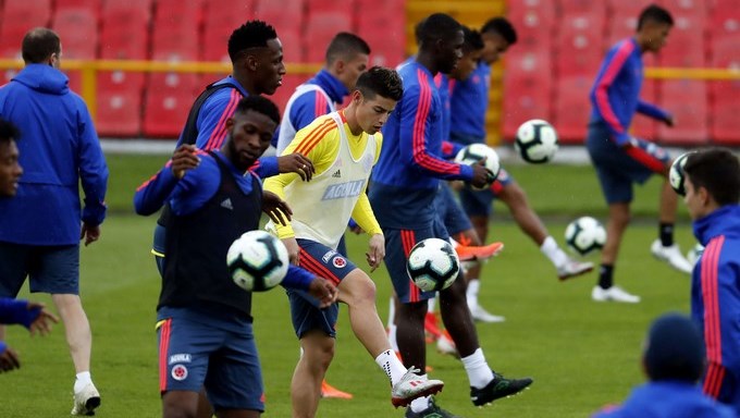 Este domingo Perú y Colombia se miden en un último ensayo antes de Copa América 1 entrenamiento seleccion colombia Copiar