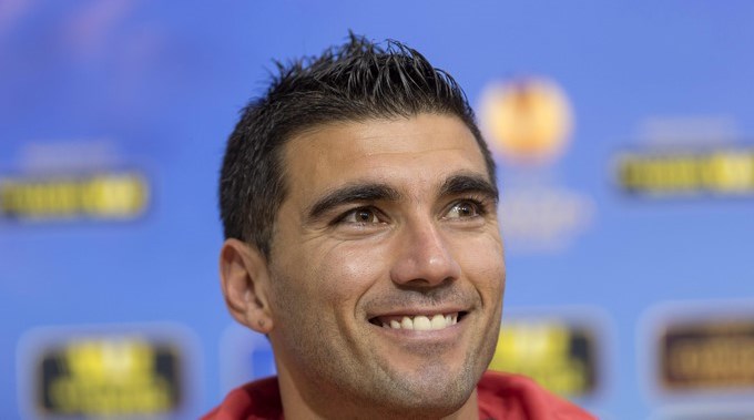 El delantero José Antonio Reyes