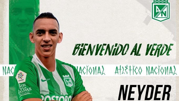 ¡Es oficial! Neyder Moreno es del verde Minuto30