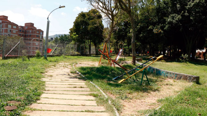 Alcalde de Medellín entregó intervenciones a 4 parques de la ciudad. Foto cortesía. 