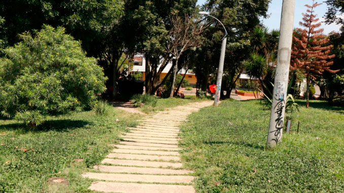 Alcalde de Medellín entregó intervenciones a 4 parques de la ciudad. Foto cortesía. 