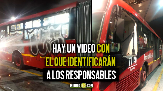 Autoridades de Bogotá rechazaron los actos vandálicos contra cinco de los nuevos buses de Transmilenio 