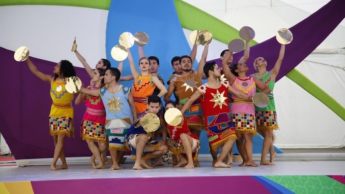 La bandera de Colombia ya se ondea en la Villa Panamericana 2 Colombia en Juegos Panamericanos 1