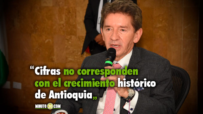 “Hay datos que salen de la imaginación”: gobernador de Antioquia cree que el censo no expresa la realidad del departamento