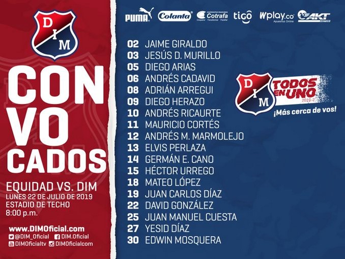 Independiente Medellín viajó este lunes para el partido frente a La Equidad 7 Viajeros Medellin para partido con La Equidad Copiar