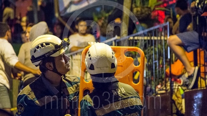 Fueron 100 personas de los entes de emergencia de Medellín quienes atendieron la tragedia del barrio Santander