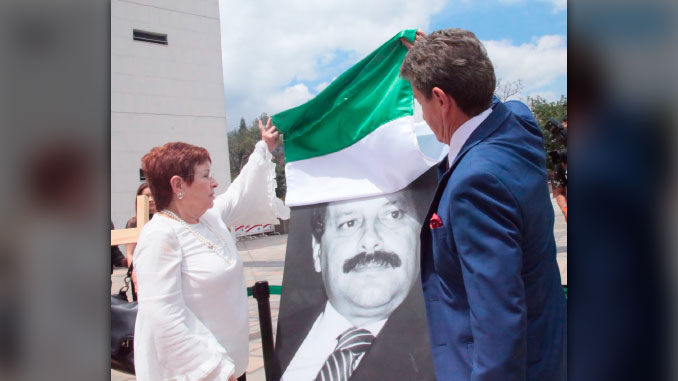 Antioquia rindió homenaje al ex Gobernador Antonio Roldán asesinado hace 30 años. Cortesía.