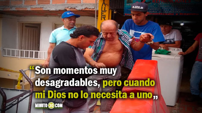 El conmovedor relato de don Carlos de 73 años, quien perdió a su hija, su nieta y su casa en el barrio Santander