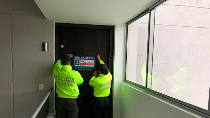 Autoridades aplican extinción de dominio a 21 bienes del grupo delincuencial ‘Robledo’ . Foto cortesía.