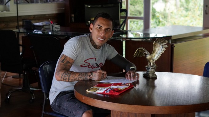 EN FOTOS: ¡Nuevo ‘dorado’! Gilberto ‘Alcatraz’ García firmó y es nuevo refuerzo de Rionegro Águilas