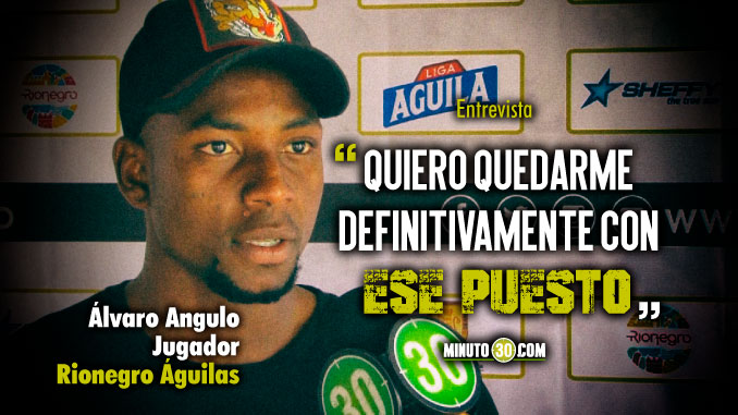 Álvaro Ángulo, “feliz” de representar a Rionegro, en la Selección Colombia Sub-23 1 Alvaro Angulo feliz de representar a Rionegro en la Seleccion Colombia Sub 23