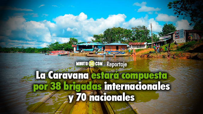 Brigadas internacionales y nacionales recorreran en Bajo Atrato para conocer la situacion humanitaria de la region
