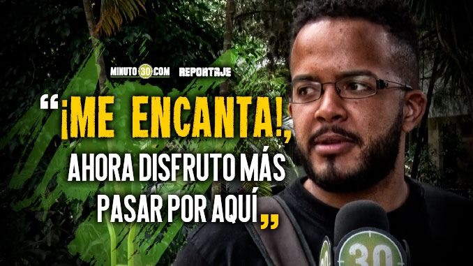 Ciudadanos se apropian del parque La Bailarina, completamente renovado