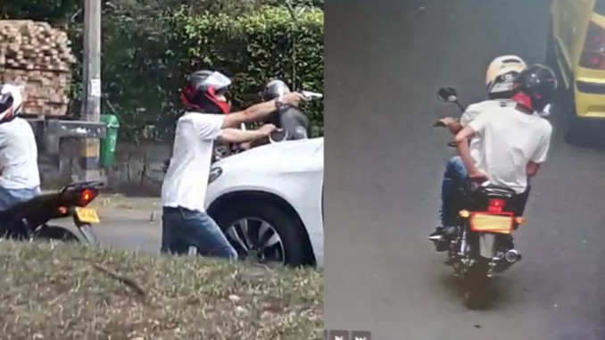 FOTOS Y VIDEO: Así fue como persiguieron a los fleteros que atracaron al futbolista en Medellín 1 Fleteros de futbolista en Medellin