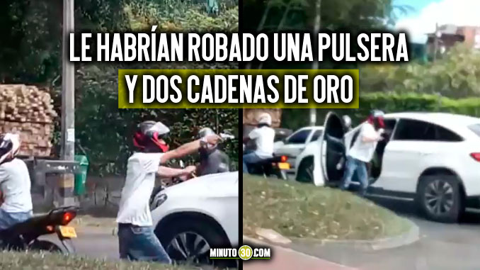 EN VIDEO: Exfutbolista del América de Cali fue víctima de fleteo cuando andaba en su camioneta en Medellín 1 Fleteros futbolista Medellin