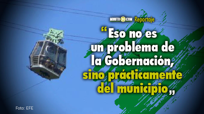 Gobernación arregla el cable aéreo de Jericó pero si el municipio garantiza su sostenimiento