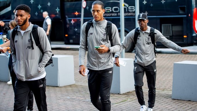 Jugadores del Liverpool
