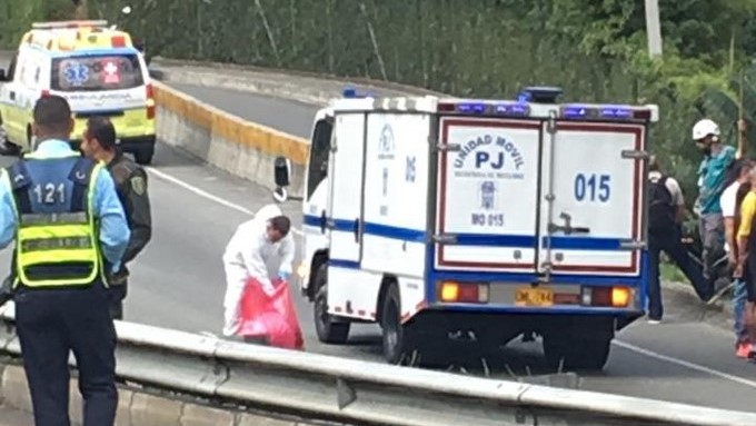 Murió un motociclista en la vía Las Palmas