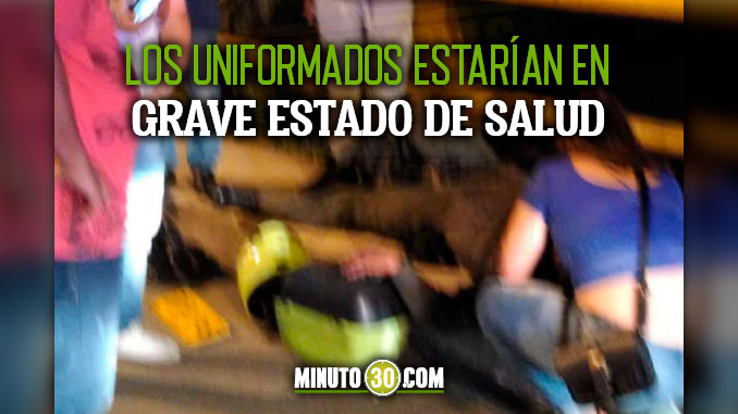 Conductores de ‘piques’ se llevaron a por delante a dos Policías en la Autopista Sur