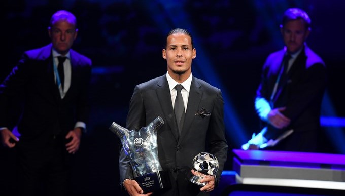 Por encima de Messi y Cristiano: Van Dijk, elegido Jugador del Año de la UEFA