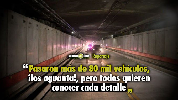 Visitantes al Túnel de Oriente sobrepasaron los 20 mil diarios durante el fin de semana