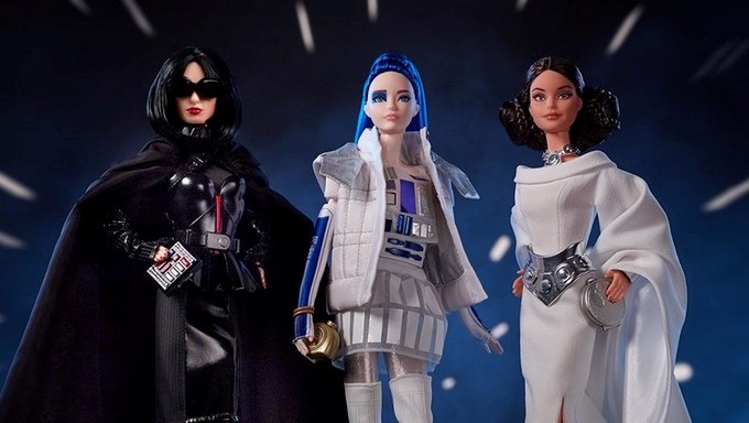 Barbie inspirada en la saga Star Wars