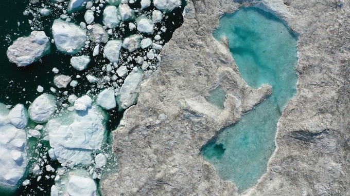 Groenlandia se derrite: el 31 de julio perdió 10 mil millones de toneladas de hielo