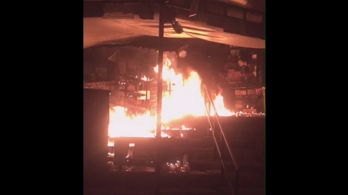 EN VIDEO: Veladoras provocaron incendio en el Santuario de la Rosa Mística de La Aguacatala