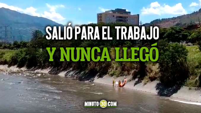 mujer flotando en el rio Medellin cerca al Tulio Ospina de Bello