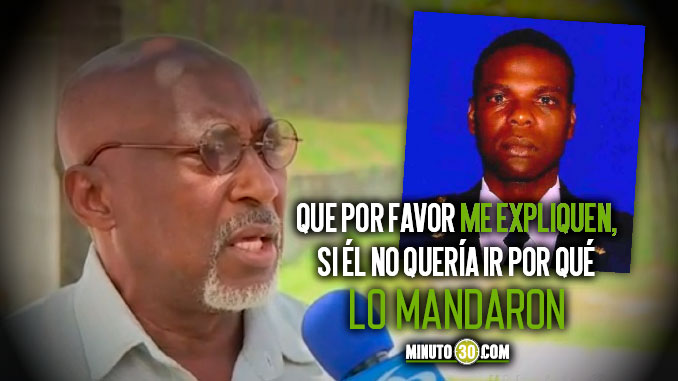“Mi hijo no quería participar en ese ejercicio militar”, aseguró el papá de suboficial víctima del accidente aéreo