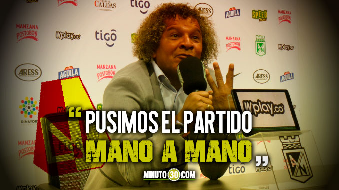 Alberto Gamero y su análisis de la derrota de Tolima ante Nacional