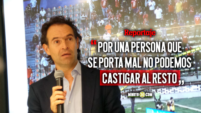 Alcalde de Medellín no quiere que paguen justos por pecadores, por vandalismo en el estadio