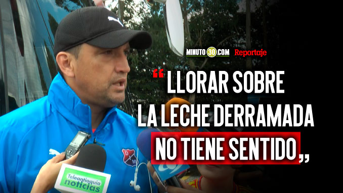 Aldo Bobadilla tiene claro con qué se enfrenta en Independiente Medellín