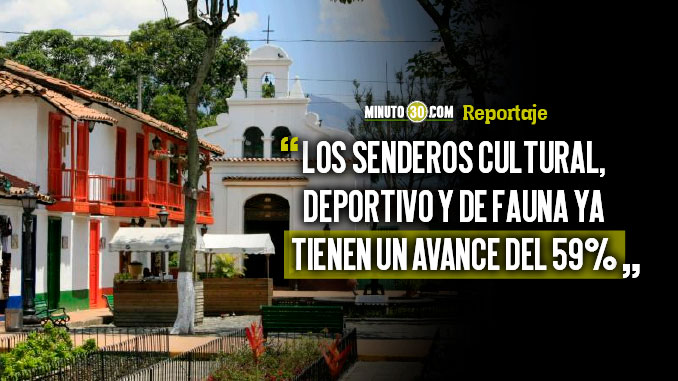 Avanzan las obras en el Cerro Nutibara, en diciembre el Pueblito Paisa estaría listo