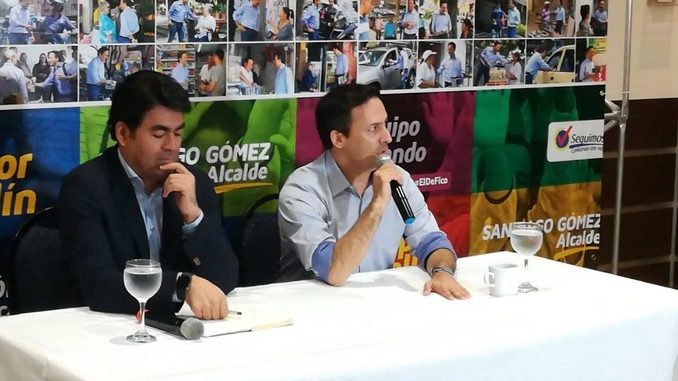Cesar Hernandez se une a la campana de Santiago Gomez a la Alcaldia de Medellin